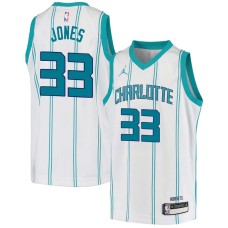 Charlotte Hornets #33 Jumaine Jones Jersey -White