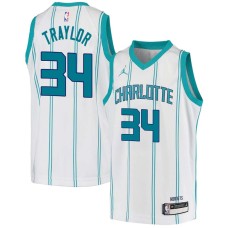 Charlotte Hornets #34 Robert Traylor Jersey -White