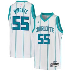 Charlotte Hornets #55 David Wingate Jersey -White