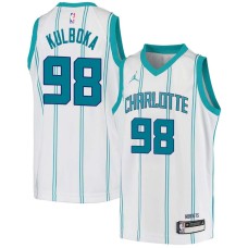 Charlotte Hornets #98 Arnoldas Kulboka Jersey -White