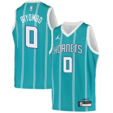 Charlotte Hornets #0 Bismack Biyombo Jersey -Teal