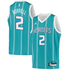 Charlotte Hornets #2 Scott Burrell Jersey -Teal