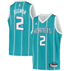 Charlotte Hornets #2 Stacey Augmon Jersey -Teal