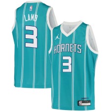 Charlotte Hornets #3 Jeremy Lamb Jersey -Teal