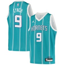 Charlotte Hornets #9 Kevin Lynch Jersey -Teal