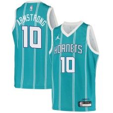 Charlotte Hornets #10 BJ Armstrong Jersey -Teal