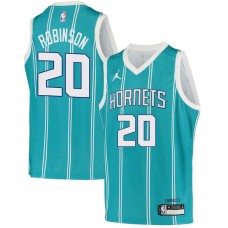 Charlotte Hornets #20 Rumeal Robinson Jersey -Teal