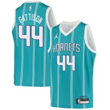 Charlotte Hornets #44 Kenny Gattison Jersey -Teal