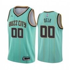 Charlotte Hornets #00 Tony Delk Jersey -2020-2021 BUZZ CITY