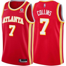 Atlanta Hawks #7 Don Collins Jersey -Torch Red