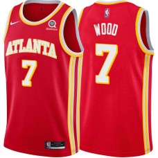 Atlanta Hawks #7 Al Wood Jersey -Torch Red