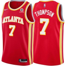 Atlanta Hawks #7 Dijon Thompson Jersey -Torch Red