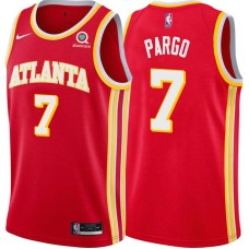 Atlanta Hawks #7 Jannero Pargo Jersey -Torch Red