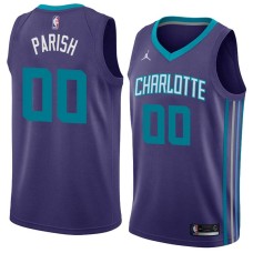 Charlotte Hornets #00 Robert Parish Jersey -Purple