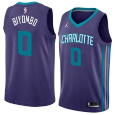 Charlotte Hornets #0 Bismack Biyombo Jersey -Purple