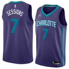 Charlotte Hornets #7 Ramon Sessions Jersey -Purple