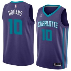 Charlotte Hornets #10 Keith Bogans Jersey -Purple