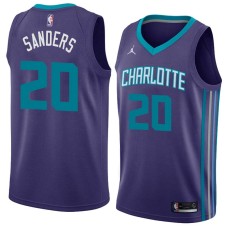 Charlotte Hornets #20 Jeff Sanders Jersey -Purple