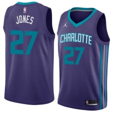 Charlotte Hornets #27 Dwayne Jones Jersey -Purple