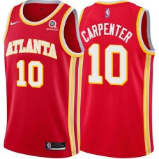 Atlanta Hawks #10 Bob Carpenter Jersey -Torch Red