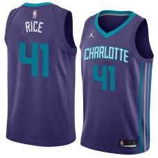 Charlotte Hornets #41 Glen Rice Jersey -Purple