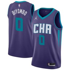 Charlotte Hornets #0 Bismack Biyombo Jersey -2019-2020 CHA