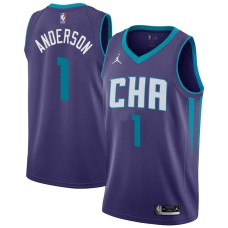 Charlotte Hornets #1 Derek Anderson Jersey -2019-2020 CHA