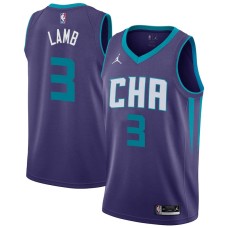 Charlotte Hornets #3 Jeremy Lamb Jersey -2019-2020 CHA