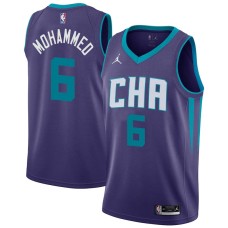 Charlotte Hornets #6 Nazr Mohammed Jersey -2019-2020 CHA