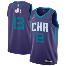 Charlotte Hornets #13 Kendall Gill Jersey -2019-2020 CHA