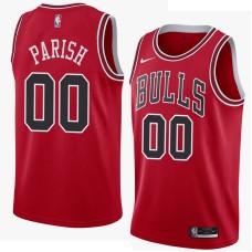 Chicago Bulls #00 Robert Parish Jersey -Red