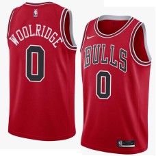 Chicago Bulls #0 Orlando Woolridge Jersey -Red