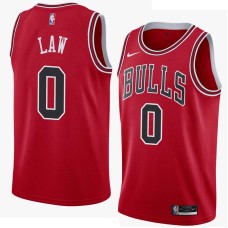 Chicago Bulls #0 Acie Law Jersey -Red