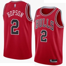 Chicago Bulls #2 Dennis Hopson Jersey -Red