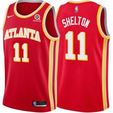 Atlanta Hawks #11 Craig Shelton Jersey -Torch Red