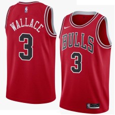 Chicago Bulls #3 Ben Wallace Jersey -Red