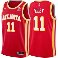 Atlanta Hawks #11 Morlon Wiley Jersey -Torch Red