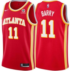 Atlanta Hawks #11 Drew Barry Jersey -Torch Red