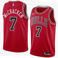 Chicago Bulls #7 Paul McCracken Jersey -Red