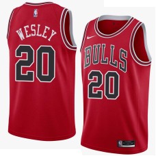 Chicago Bulls #20 Walt Wesley Jersey -Red