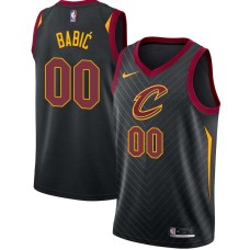 Cleveland Cavaliers #00 Milos Babic Jersey -Black