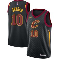 Cleveland Cavaliers #10 Dick Snyder Jersey -Black