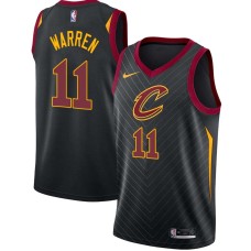 Cleveland Cavaliers #11 John Warren Jersey -Black