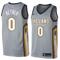 Cleveland Cavaliers #0 Lari Ketner Jersey -Gray THE LAND 2017-2018 City Editon