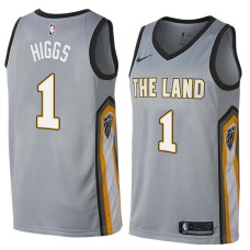 Cleveland Cavaliers #1 Kenny Higgs Jersey -Gray THE LAND 2017-2018 City Editon