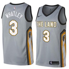 Cleveland Cavaliers #3 Ennis Whatley Jersey -Gray THE LAND 2017-2018 City Editon