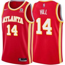 Atlanta Hawks #14 Malcolm Hill Jersey -Torch Red