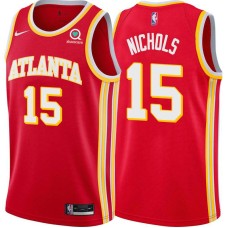 Atlanta Hawks #15 Jack Nichols Jersey -Torch Red