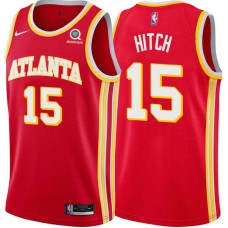 Atlanta Hawks #15 Lew Hitch Jersey -Torch Red