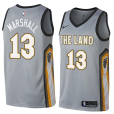 Cleveland Cavaliers #13 Donny Marshall Jersey -Gray THE LAND 2017-2018 City Editon